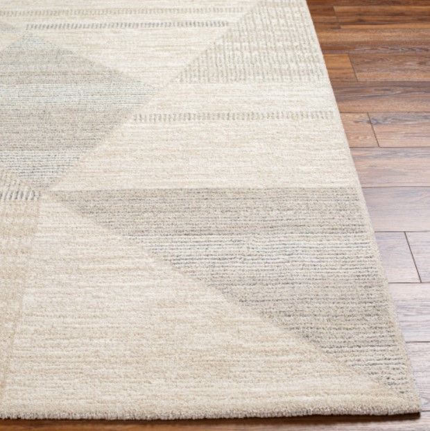 Surya Gavic Ivory/Medium Gray 4'x6' Area Rug-1