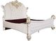 ACME Furniture Vendom Antique Pearl/Ivory Upholstered Eastern King Panel Bed-0