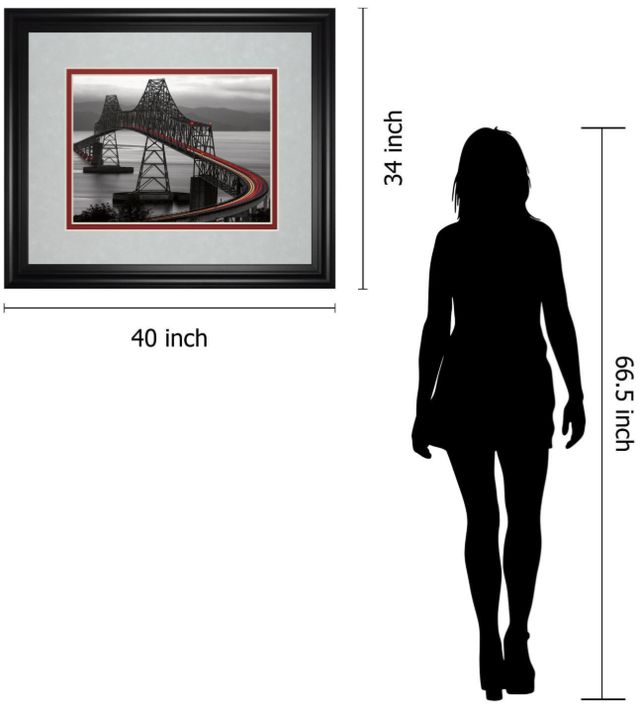 Classy Living Aaron Reed Boomerang 40" Wall Art-2