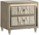 Coaster® Lorient Camel/Ivory Nightstand-0