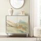 Olliix by Madison Park Bering Silver Multi 2 Door Abstract Modern Accent Chest-3
