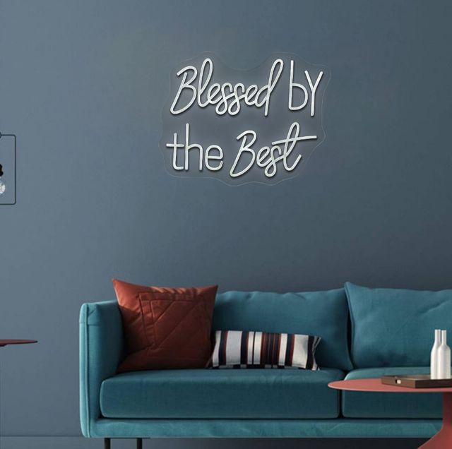 Classy Living Enlightened Neon Bless by the Best Wall Art-1