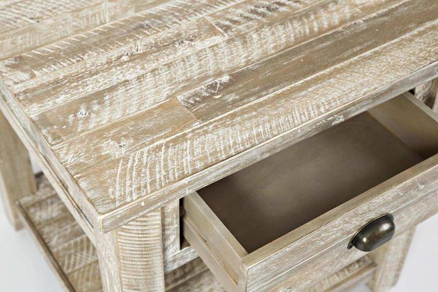 Jofran Inc. Artisan's Craft Washed Gray End Table-3