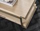 Hammary® Huron Blonde Oak Rectangular Coffee Table with Antique Brass Frame-2