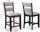Crown Mark Frey Black/Gray Counter Stool-2