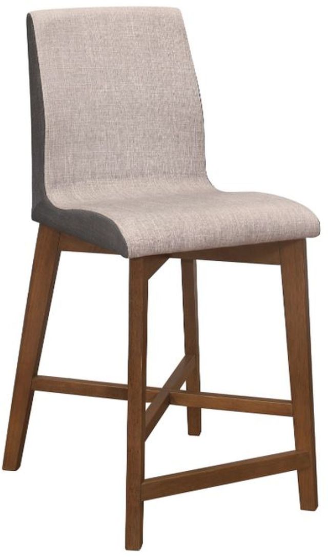 Coaster® Redbridge 5-Piece Grey/Natural Walnut Dining Set-2