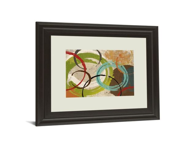 Classy Art Away We Go I” By Katrina Craven Blue 34 in. x 40 in. Framed Print Wall Art-2