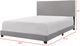 Crown Mark Erin Gary Upholstered Full Panel Bed-2