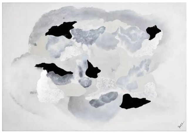 Renwil® Alasia Silver Wall Painting
