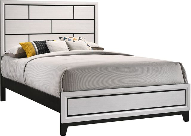 Crown Mark Akerson Chalk Full Panel Youth Bed-0
