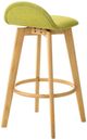 Armen Living Vera Brown/Moss Green Barstool-3
