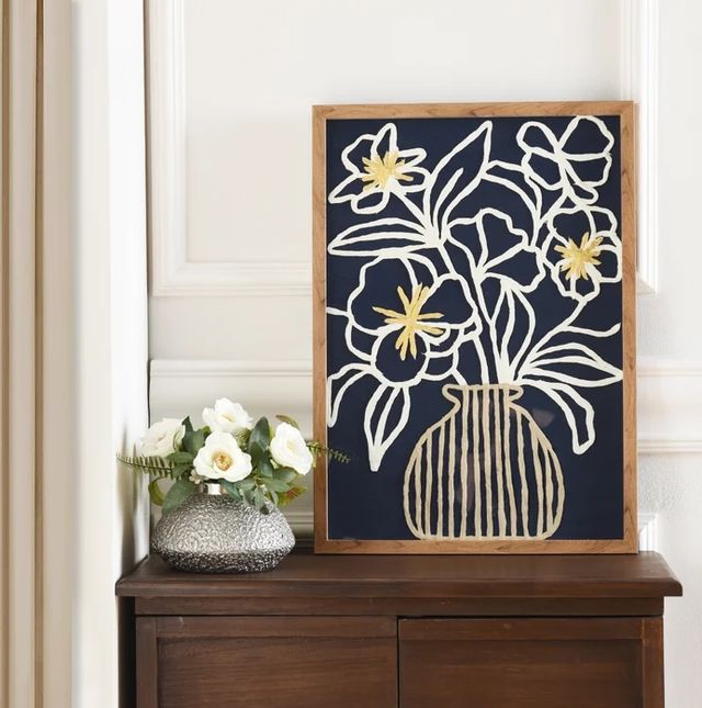 Stylecraft Blue Arrangement II Wall Art-1