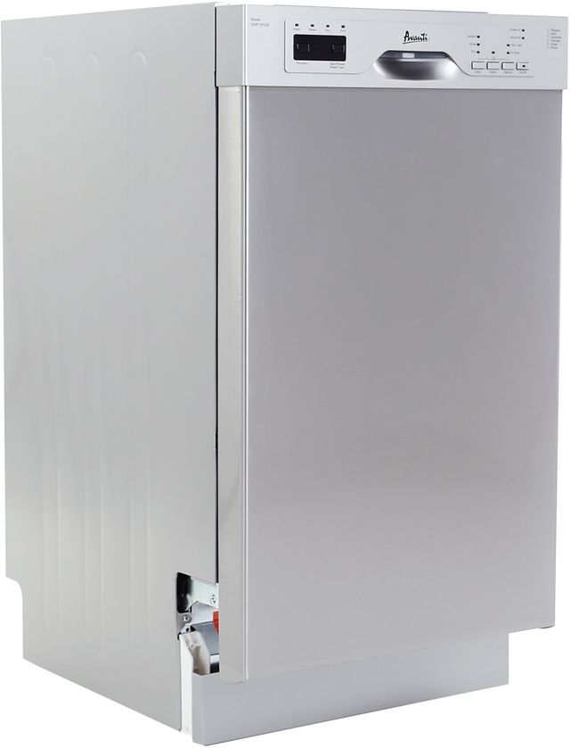 Avanti® 18" Stainless Steel Front Control Built In Dishwasher-1