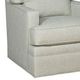 King Hickory Customizable Luna Fabric Swivel Chair-1