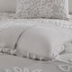 Olliix by Madison Park 3 Piece Grey/White King/California King Veronica Tufted Cotton Chenille Floral Comforter Set-3