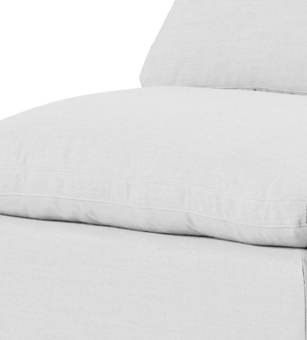 Meridian Furniture Comfy 4-Piece White Modular Sofa-4