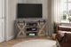 Legends Home Farmhouse Barnwood 56" Corner TV Console-1