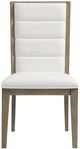 Riverside Furniture Pasadena 2-Piece Casual Taupe/White Upholstered Dining Side Chair Set-2