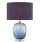 Currey & Company Ionian Ocean Blue/Polished Nickel/Clear Table Lamp-1