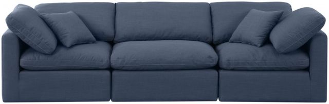 Meridian Furniture Indulge Navy 105" Sofa-1
