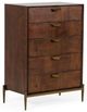 VIG Furniture Modrest Shane Brass/Dark Acacia Dresser-0
