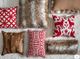 Harp & Finial® Eden Red/White Throw Pillow-1