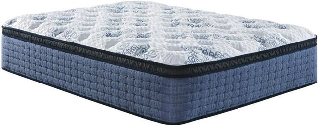 Sierra Sleep® by Ashley® Mt Dana 2-Piece Hybrid Euro Top and Standard Foundtion King Mattress Set-1