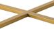 A & B Home White Round Table with Gold Base -3