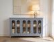 International Furniture Direct Brava Blue 6-Door Console-1