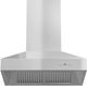 ZLINE 36" Stainless Steel Ducted Wall Mount Range Hood with Dual Remote Blower-3