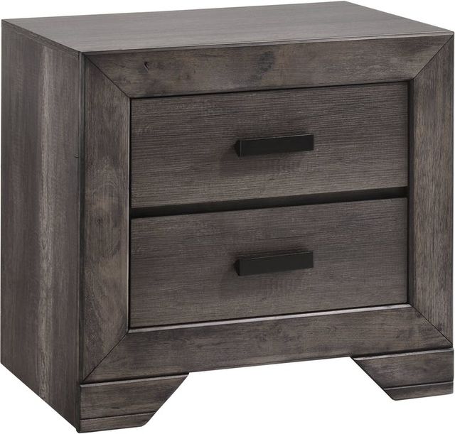 Elements International Nathan Gray Oak Nightstand-0