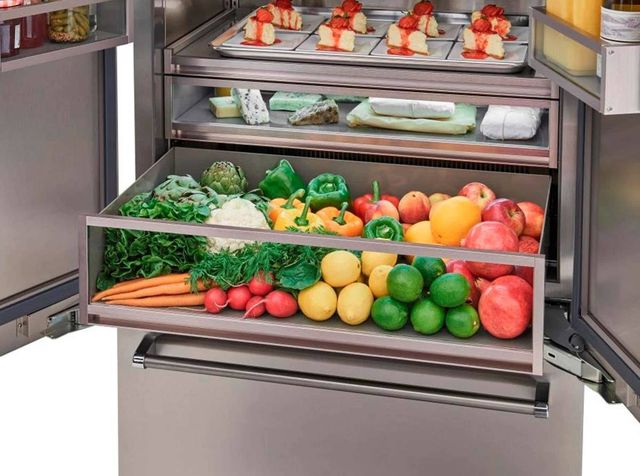 BlueStar® 36" 22.2 Cu. Ft. Color Match Built-In French Door Refrigerator-2