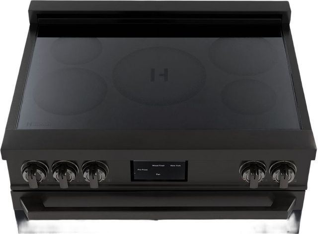 Induction Hardware 36" Black Stainless Steel Pro Style Induction Range-2