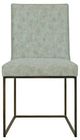 Fairfield® Customizable Ian Dining Side Chair with Bronze Leg-1