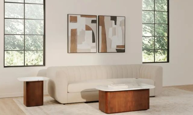 Moe's Home Collection Rosy Oatmeal Sofa-2