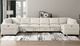 Homelegance® Walterboro 8-Piece Beige Modular Sectional with Storage and Reclining Back Rest-1