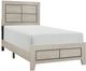 Mazin Furniture Quinby Brown Twin Youth Bed-0