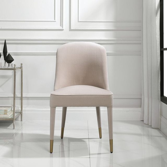 Uttermost® Brie Champagne Dining Side Chair-2