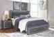Signature Design by Ashley® Lodanna Gray Queen Panel Bed with 2 Storage Drawers-4