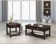 Mazin Furniture Henderson Warm Wood Lift-Top Coffee Table-3