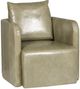 Vanguard® Furniture Customizable Wren Leather Swivel Chair-0