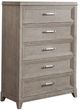 Liberty Furniture Belmar 5-Piece Silver Champagne/Washed Taupe Queen Upholstered Sleigh Bedroom Set-4
