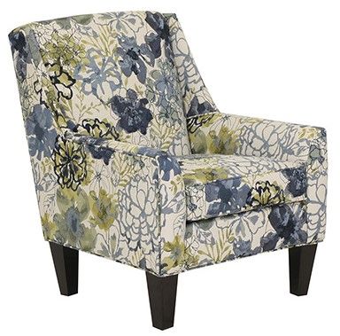 Dynasty Furniture Beige/Blue/Green Chair