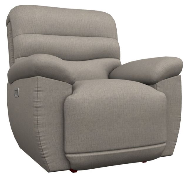 La-Z-Boy® Joshua Pebble Power Rocking Recliner with Headrest and Lumbar-0