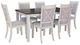 Powell® Mckoy 7-Piece Charcoal/White Dining Table Set -0