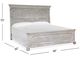 Magnussen Home® Bronwyn Alabaster King Panel Bed-2