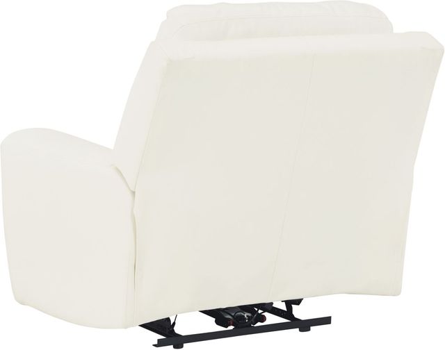 Signature Design by Ashley® Warlin White Power Recliner-2