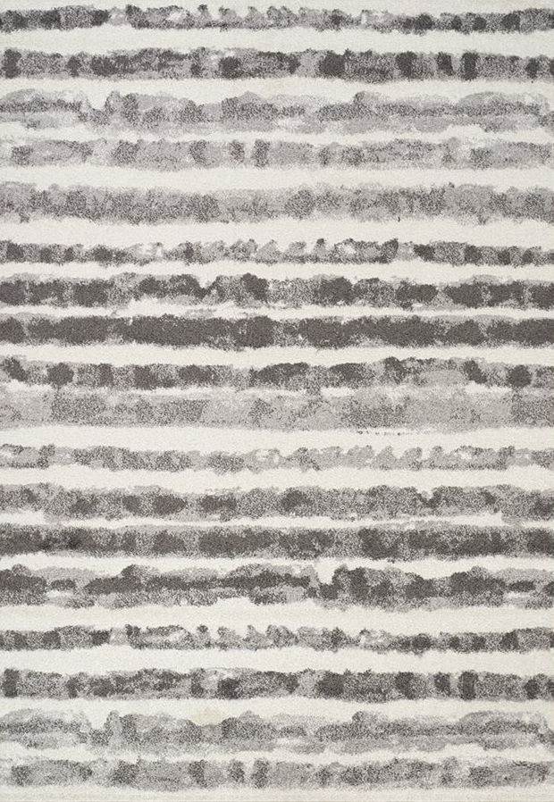 Kalora Interiors Focus Gray Marker Stripes 7' X 11' Rug-0