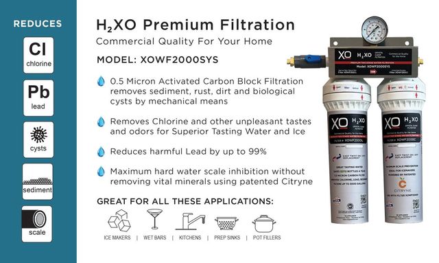XO Dual Stage Home Water Filtration System-4