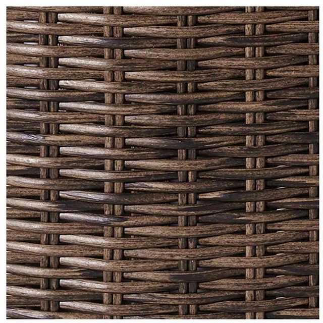 Signature Design by Ashley® Paradise Trail Medium Brown Aluminum/Resin Outdoor Round Fire Pit Table-9